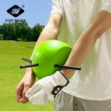 1 Set Lightweight Golf Swing Trainer With Chicken Wing Eliminator - Portable Golf Posture Correction Training Aid, Ideal For Home/Backyard Warm-Ups & Swing Practice, Must-Have Golf Training Accessories For Beginners & Amateurs - Multicolor - View 2