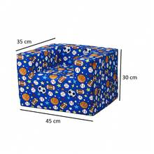 Kids Armchairs - Blue - View 2