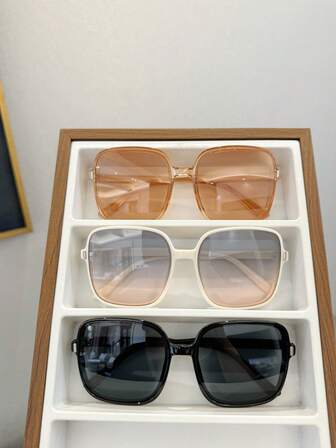 1 Par/Conjunto de 3 Pares, Novo Óculos de Sol Quadrado Estilo de Rua de Alta Qualidade para Mulheres, Praia, Viagem, Ciclismo, Pesca