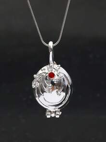 1pc Trending Necklace, Fashionable Couple Collarbone Chain, Cross-Border Popular Item - 1 - View 2