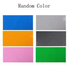 1pc Universal Building Blocks Base Plate, Toy Construction Base Board, Educational Puzzle Assembly Creative Building Blocks Accessory, Random Color - Multicolor - View 13