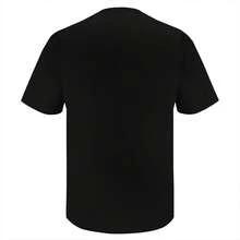 Fat Bike Kaleidoscope Pattern Cool Novelty Fat Bike Pattern T-Shirt - Black - View 3