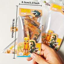 Tralalero Tralala Tung Tung Sahur Themed Ruler - Imaginative Italian-Style Design, Suitable For Office, Teaching And Drawing, An Essential Fun Accessory For School, Also A Whimsical Stationery Item, Sturdy Structure With Smooth Edges - Multicolor - View 5