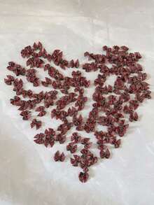 500/200/50/20pcs Christmas Gift Wrapping Bow - Handmade Red, Gold And Green Plaid Pattern Bow Decoration, Heart Bow, DIY Hand-Made Bow, Clothes, Bags, Bow, Suitable For Gifts And Handicrafts, Christmas, Christmas Decorations, New Year, New Year's Day, Valentine's Day, Mother's, Valentine's Day Party, Home Decor, Home Gifts - Multicolor - View 7