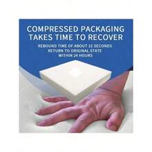 45D High Density Foam Seat Cushion 19.69"X19.69"X1.97" - Provides Firm Support For Dining Chair Seats And Wheelchair Replacements | Premium Foam, Durable Comfort, White, Black, Gray (50*50*5cm) - Black - View 4