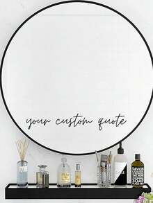 Customized Wall Decals, Personalized Quote Wall Stickers, Customizable Text Vinyl Wall Decor, Customizable Letter Wall Decals, Suitable For Living Room, Bedroom, Office And Nursery Decoration, DIY Name Wall Decor, Inspirational Quote Vinyl Stickers, Handwritten Style Wall Decor, Suitable For Home, Apartment And Classroom Decoration, Housewarming And Wedding Gift Ideas, Abstract Geometric Art - Multicolor - View 6