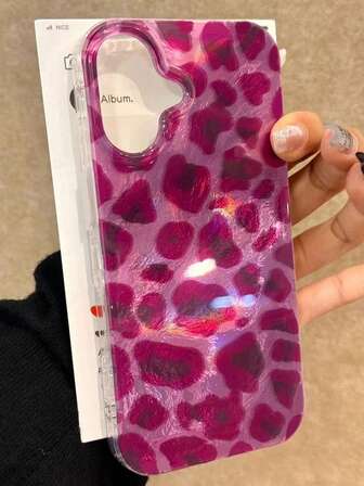 Chic Leopard Print Soft Feather Texture Solid Color Phone Case Compatible With IPhone 17/17 Pro/17 Pro Max/15, Painted 15 Pro Max, 13/14/11/12/XS/XR/7/8/SE, Galaxy S23/S22/S20/A14/A15/A50/A12/A32/A52/A72/A51/A21S/A13/A14/S23 Ultra, 13/15