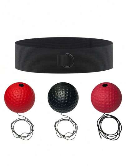 Boxningsreflexbollträningsset, omfattande boxningssäck för kampsport, förbättrar reaktionshastigheten, hand-öga-koordination, stresslindring, fitnessgym boxningskickboxningsträning