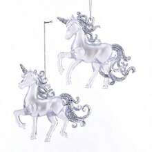 Decorative Hanging Ornaments - Unicornioconpurpurinaentonoplateado - View 4