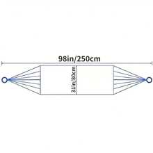 Netz-Hängematte, einfache Outdoor-Seil-Hängematte, dunkelgrün, rot, blaue Nylon-Netz-Hängematte, geeignet zum Aufhängen an Bäumen Outdoor, Camping und Garten-Entspannung als Picknick-Matte oder Stuhl, Outdoor-Hängematte