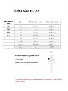 1pc/2pcs Women's Metal Buckle Double Row Rivet Solid Color Punk PU Leather Solid Stud Decor Waist Belt Accessory, Suitable For School, All Seasons, Gift For Women