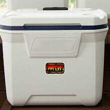 Middle Earth Hiking Club Vinyl Car Sticker - Waterproof, Matte Finish, Cartoon Design - Great For Bumper Stickers, SUVs, Laptops - Unique Gift Idea For Outdoor Enthusiasts, Sunset Graphic Adhesive, Camping Gear, Car Decal - Multicolor - View 4