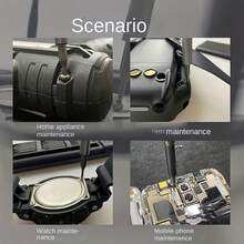 25-In-1 Mini Screwdriver Set, Includes Flat Head, Head And Various Bits - Suitable For Electronics, Phones, Computers, Glasses, Watches And Jewelry Repair - , Battery-Free, Precision Tool Kit | Compact Screwdriver Set | Handle, Screwdriver Set