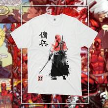 DEADPOOL JAPO  Women's Graphic T-Shirt - Cute Printed Tee For Gatherings & Styling - 黑色 - 查看 7