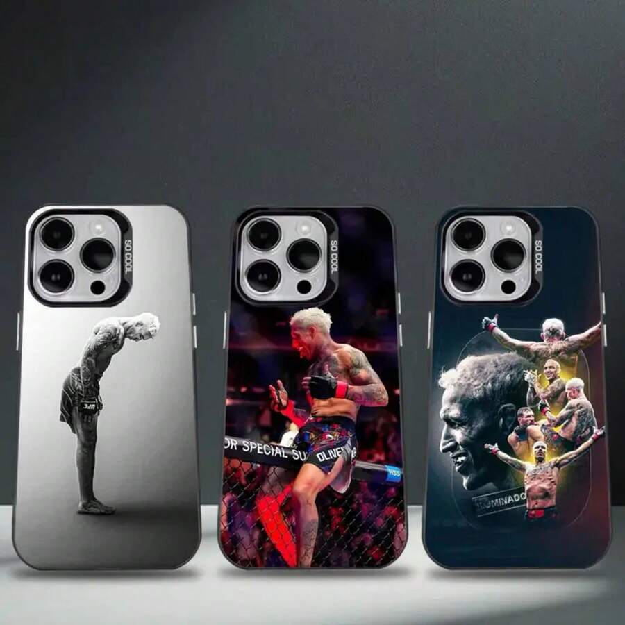 Funda de teléfono C-Charles Brasil O-Oliveira para 17,16,15,14,13,12,11,Pro,Max,Plus, anti-caída, negra mate dura - z7 - Ver 1