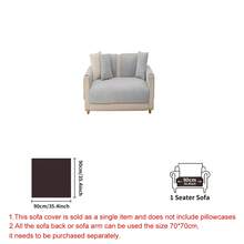 1pc Minimalist Luxurious High-End Curved Pattern Plush Sofa Cover, Home Decor Suitable For All Seasons, Machine Washable, Fits 1/2/3/4 Seater And L-Shaped Sofas In Bedroom, Office, Living Room