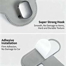 AD 1 Stück süßer Handschuhfachhalter für den Beifahrersitz, 2026 neues verstecktes Doppelhaken-Design, praktischer und stilvoller Kfz-Aufbewahrungsorganizer für den Vordersitz - Einheitsgröße - Übersicht 7