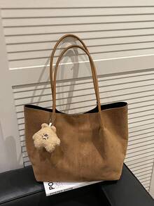 Modische Schultertasche mit großer Kapazität für Frauen, Design Shopper Tasche