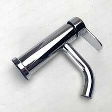 Bathroom Sink Faucet Single Hole Black Basin Mixer Tap Hot And Cold Stainless Steel Basin Mixer Tap Bathroom Accessories Bathroom Tools - Multicolor - View 9