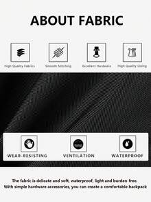 防盗尼龙翻盖背包，女士钱包，多功能时尚日常包，多口袋轻便旅行包，大容量简约背包，便捷背包，适合学生、护士、教师、商务人士、旅行、通勤、购物、办公、约会、徒步、训练、工作，生日礼物、节日礼物，背包 - 彩色 - 查看 6