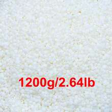 100/500/1000克天然大豆蜡片，香薰蜡烛，天然材料，无添加剂，DIY无烟蜡烛制作材料，母亲节礼物，女性家居手工艺品制作材料 - 米色 - 查看 10