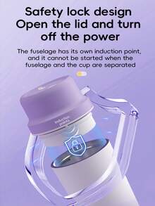 1 Portable Juicer With High Aesthetics And Strong Rotation Speed, Small Juice Cup For Home Use, Electric Juice Cup - Multicolor - View 10