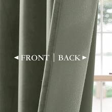Olive Green Pinch Pleated Curtains 96 Inches Long, Thermal Insulated Window Drapes With Hooks, Soft Track System Panels Living Room, W38 X L96, 2 Panels, Home Decor - 鼠尾草綠 - 查看 5