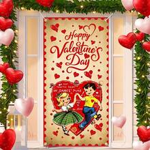 Cute Valentine's Day Hanging Banner - Classic Polyester Hanging Decor, Suitable For Indoor/Outdoor Party Decoration - Multicolor - View 5