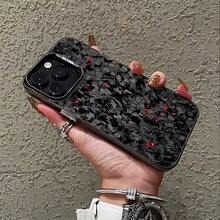 Painted Graffiti 1pc Stylish Graffiti Confetti Red Dot Laser Shockproof Phone Case Compatible With Iphone 17/16/15/15 Pro Max/14/13/12/11/7/8/XS, Compatible With Samsung Series