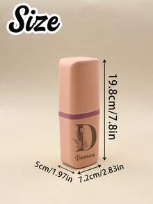 Personalized Toothbrush Holder, Customized Letter Toothbrush Travel Case, Toothbrush Travel Case With Toothpaste Holder And Rinse Cup, Covered Toothbrush Cup Holder, Portable Toothbrush Set, Customizable, Valentine's Day Gift, Lightweight, Elegant, Large Capacity, Dental Care Kit, Bathroom, Couples - Style a - View 2