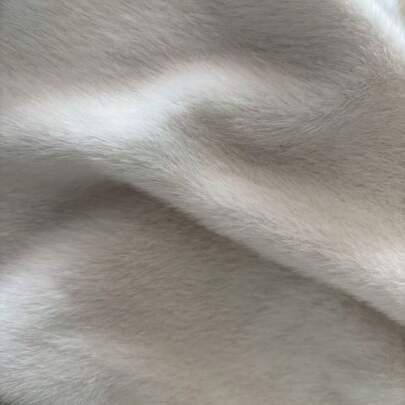 1 pieza de tela de peluche de piel de imitación, tela de imitación de piel de conejo cálida para DIY, suministros para mascotas, materias primas artesanales