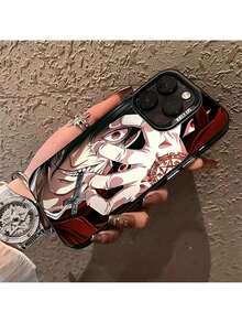 Fast EU Shipping (DE & ES)  Japan Cool Anime Black God Zun Phone Case 17, 16e, 16, 15, 14, 13, 12, 11, Mini, Pro Max Air X XR XSMAX 8, 7 Plus Shockproof Matte Back Cover, Anime Peripheral Products, Mobile Accessories, Healing Theme, Pop Culture, Injection Molded Case, Durable Phone Case, Phone Protective Case, Collectors, Pop Art Enthusiast - Màu đen mờ - Xem 5