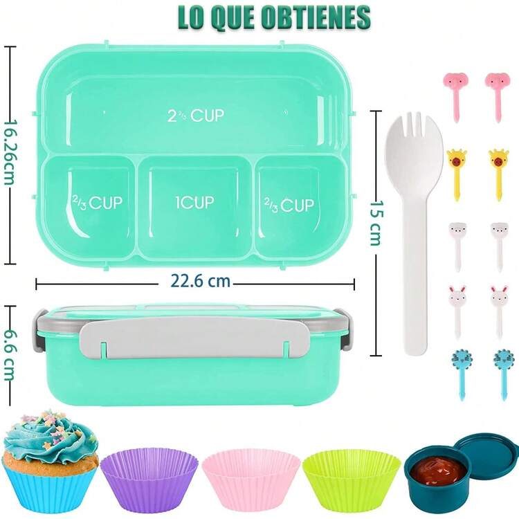 Lunch Box Sets - 綠色的 - 查看 12