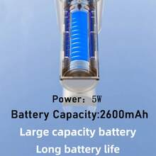 5-Speed 100,000RPM Portable Powerful Mini Turbine Fan, Wireless Handheld High-Speed, Can Be Used For Dusting, Blowing Snow, Igniting Charcoal, And Assisting Outdoor Camping Fire Starters, Multi-Functional Outdoor Use