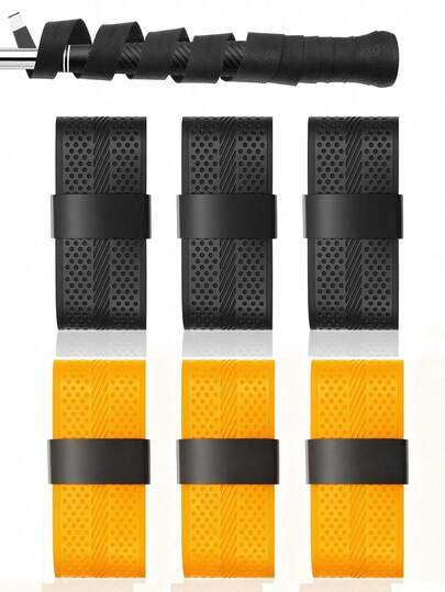 3 件，长 110 厘米，防滑吸湿减震带，长度可调节，提供舒适的握持体验，舒适，配有可拆卸防水胶带，适用于高尔夫球杆、网球拍、羽毛球拍和钓鱼竿。