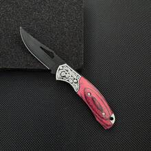 Customized Camping Folding Knife, Fruit Knife, Portable Pocket Knife Suitable For Outdoor Camping, Hunting, Survival, Men's Tool Gift - Style K - View 8