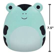 Thú nhồi bông Squishmallows Original 7.5 Inch Dear - Ếch phi tiêu độc - Thêm Dear vào đội của bạn, búp bê nhồi bông siêu mềm, sản phẩm được cấp phép chính thức bởi Kellytoy. - Kính thưa - Xem 9