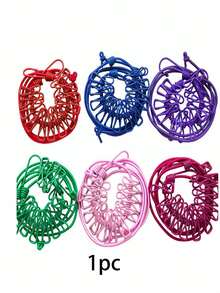 6 قطع طقم حبل غسيل محمول مع 12 مشبك، مقاوم للرياح للسفر، مطاطي وقابل للسحب، مناسب للحديقة والمنزل العطلات والفنادق. خفيف الوزن، متين، موفر للمساحة، قابل للتعديل الطول، مناسب للاستخدام الداخلي والخارجي مثل الحمام والشرفة والمركبة السياحية والتخييم والشاطئ والمنزل. - متعدد الألوان - مشاهدة 8