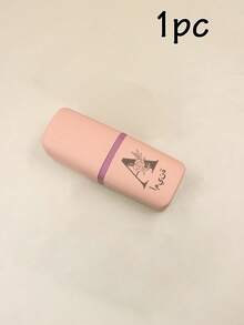 Personalized Toothbrush Holder, Customized Letter Toothbrush Travel Case, Toothbrush Travel Case With Toothpaste Holder And Rinse Cup, Covered Toothbrush Cup Holder, Portable Toothbrush Set, Customizable, Valentine's Day Gift, Lightweight, Elegant, Large Capacity, Dental Care Kit, Bathroom, Couples - Style a - View 12