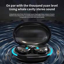 Wireless Bluetooth 5.3 Earbuds, TWS Noise Cancelling Earphones, Hidden Earbuds For Sports, Suitable For All Smartphones, In-Ear Headphones - Multicolor - View 4