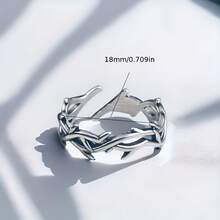 An Adjustable Ring - Stylish And Unique Design, Luxurious Alloy Fashion Piece, Inspired By Vintage Style - 金色 - 查看 3