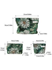 MEYOU FAIRY Túi đựng đồ trang điểm, Túi cầm tay di động, Túi đựng đồ, Túi đựng đồ vệ sinh cá nhân, Túi đựng đồ trang điểm dung tích lớn, Túi đựng mỹ phẩm, Túi đựng khăn giấy, Túi du lịch thiết yếu, Túi đựng đồ, Túi đựng băng vệ sinh cho phụ nữ và trẻ em gái, Hộp đựng bút chì cho học sinh, Túi bên trong, Túi đựng đồ cầm tay có dây kéo, Có khóa kéo - Nhiều màu - Xem 9