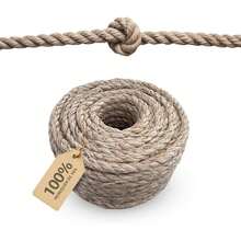 EstiloCuerda De HenequéN 100% Natural 6MM 10 METROS| 3 Brazos, Biodegradable Y Alta Resistencia - Ideal Para DecoracióN, Agricultura, ConstruccióN Y Carga Pesada Hen 6MM 10MtsVersióN Mejorada - 4 mm - Ver 9
