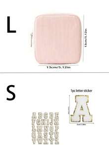 1pc Cartoon Sanitary Pad Storage Bag, Tissue Paper Holder, Lipstick Makeup Pouch, Toilet Paper Organizer, Multi-Functional Feminine Hygiene Product Storage Bag, Large Capacity Minimalist Portable Bag, Sanitary Pad Storage Box, For Women Period Supplies, Used To Store Sanitary Pads, Tampons And Panty Liners - Multicolor - View 9