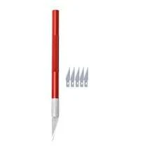 This Precision Craft Knife Set Is Suitable For Various Craft And Art Projects, Including A Multi-Functional Craft Knife, An A4 Cutting Mat, And A Paper Template Ruler. It Is An Ideal Choice For Scrapbooking And Handmade Creations. This Cutting Tool Set Comes With A Craft Knife And Specialized Blades That Can Cut Through A Variety Of Materials Such As Cardboard.