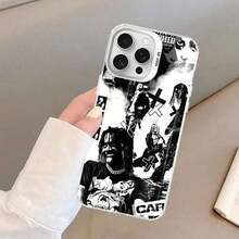 Funda de teléfono de dibujos animados  O-Ahen Wrap para 17 16 15 14 13 12 11 Pro Max Plus, cubierta trasera mate a prueba de golpes - Z9 - Ver 1