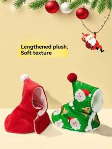 1pc Thickened Fleece Parrot Outdoor Warm Cloak, Windproof And Cold-Proof Cape, Bird Christmas Costume, Small Red Hat Bird Clothes, Bird Supplies, Suitable For Parrots In Autumn And Winter