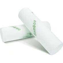 Paquete de 2 Almohadas para el Cuello Dormir, Almohada Cilindrica Cervical, Almohada Cilindrica para Piernas con Funda Extraíble Lavable,Transpirable y Suave, Cojín Medio Cilindro de Memory - / - Ver 1