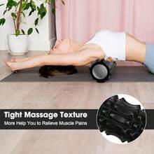Rodillo de Masaje 7 en 1,Cilindros de Hule Espuma de Acondicionamiento Físico,Foam Roller para Masajes y Relajación Muscular,Creado para El Fitness,El Yoga, Estiramientos y Ejercicios de Núcleo(default) - Multicolor - Ver 3