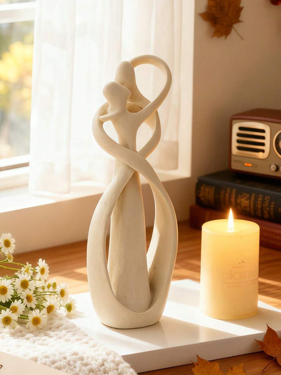 A Couple's Exquisite Dance Ornaments.Cute Ornament, Home Living Room Bar Cafe Decor Ornament, Room Decor Tabletop Display Ornament Best Gifts Birthday Graduation Room Decor, Home Decor, Birthdaydecor,Kitchen,Wedding, Bedroom Decor, Livingroom Decor, Gift, Party Decor, Gardendecor - Multicolor - View 1